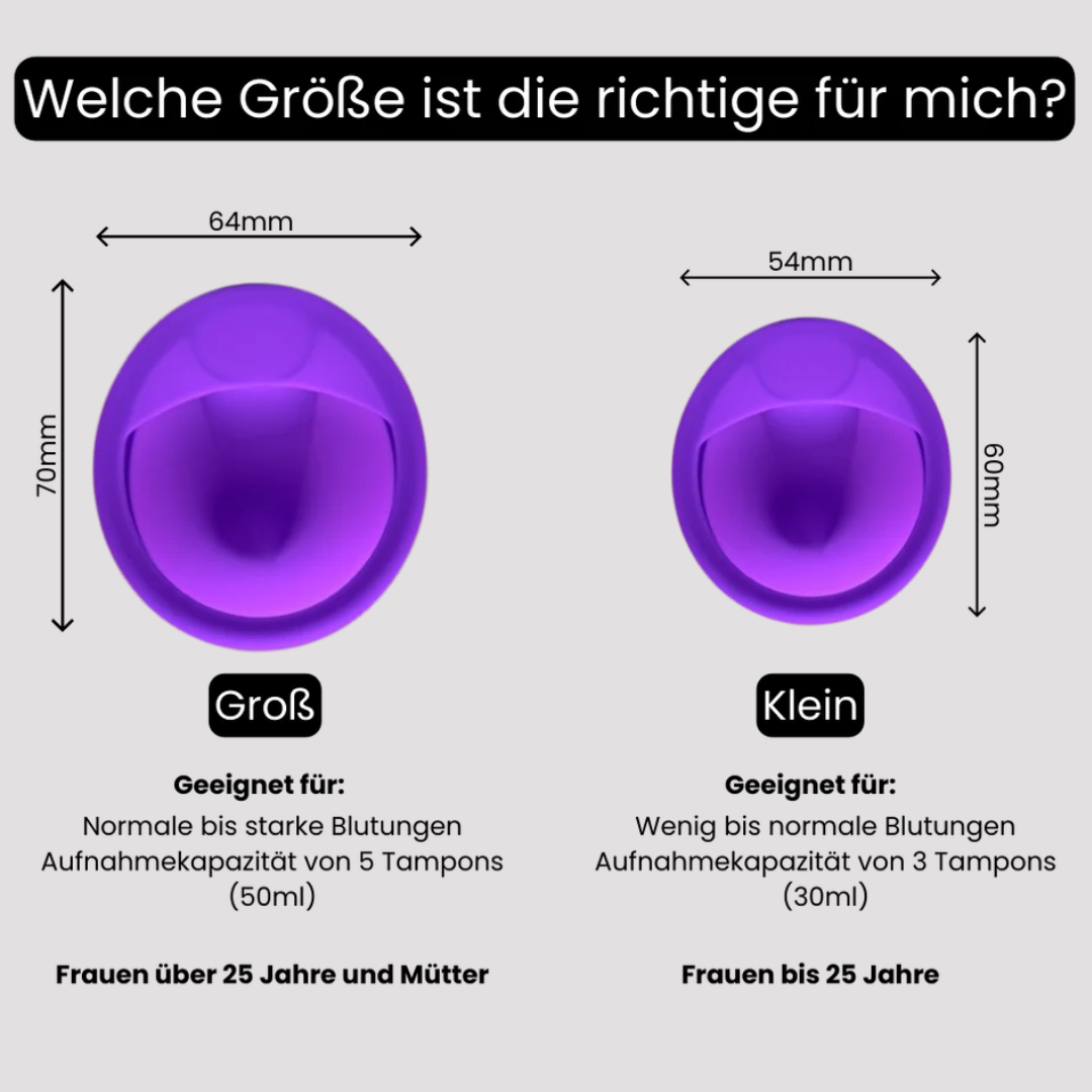 PeriodCup - Fühl dich auch wärdend der Periode frei